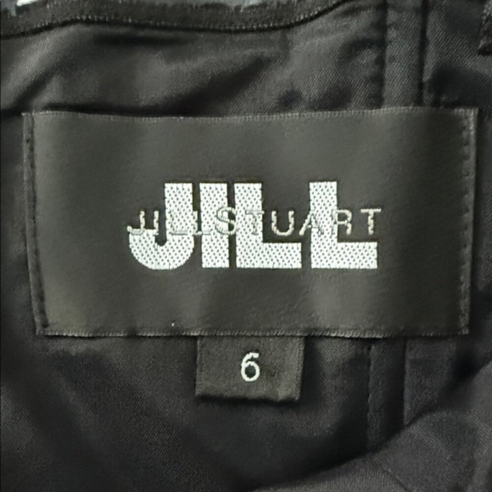 Jill Stuart Strapless Mini Dress Black Gold Lace Size 6 Party Cocktail Y2K - Picture 3 of 8